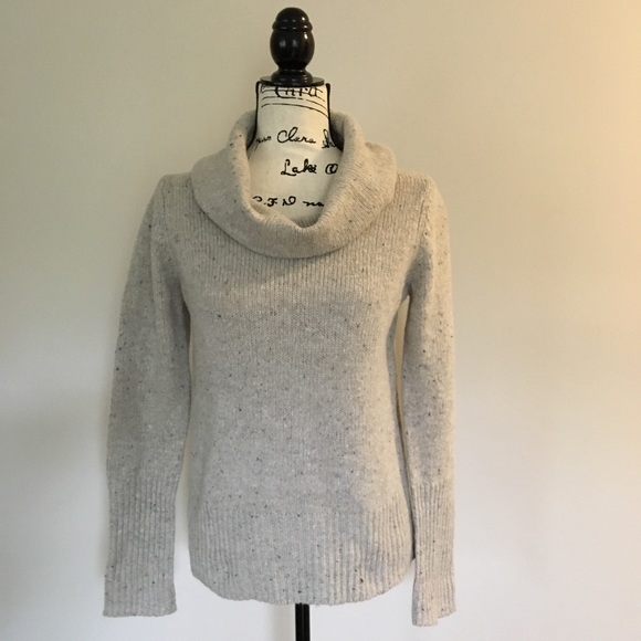 LOFT Sweaters - LOFT NWT woolen cowl neck. Oatmeal